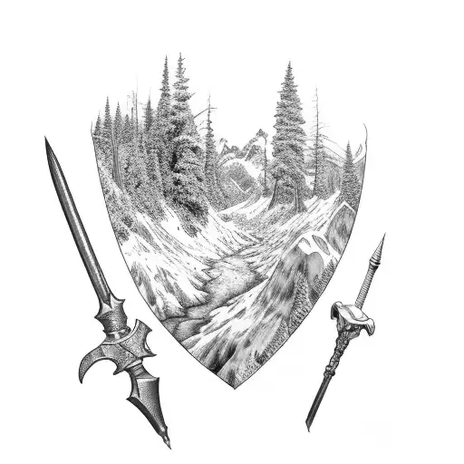 Alps Landscape With A Warhammer Twist