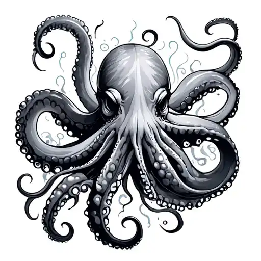 Giant Octopus Sinking Caravale