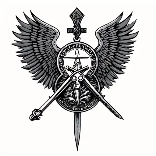 Saint Benedict Templar And Samurai Medal