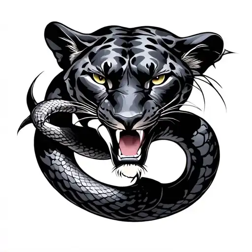 Panther Snake Wrapped