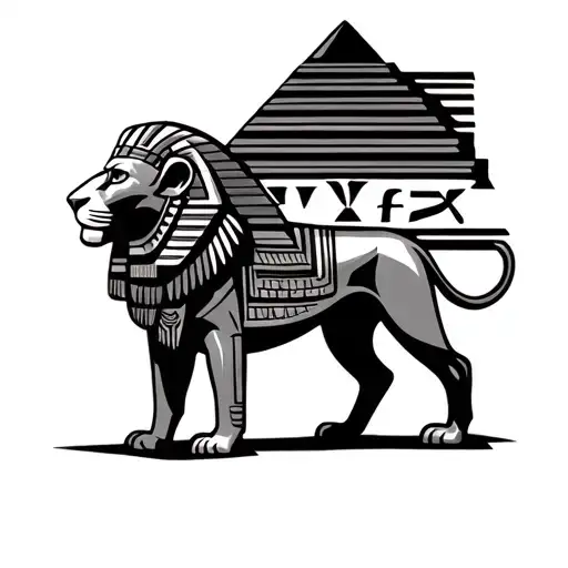 Pharaoh's Lion Crossit Is What It Is Pyramids Hieroglyphics Stocks Fitness Cop