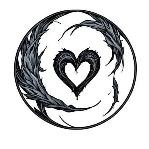 Inner Circle With A Heart