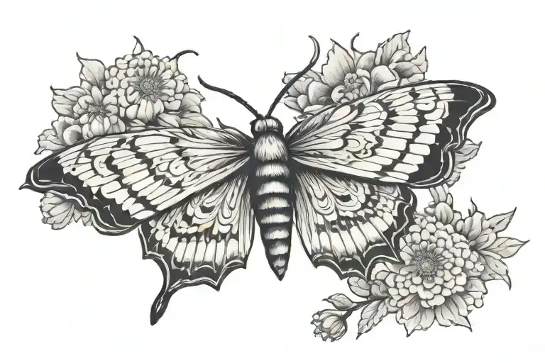 Death Moth Chrysanthemum