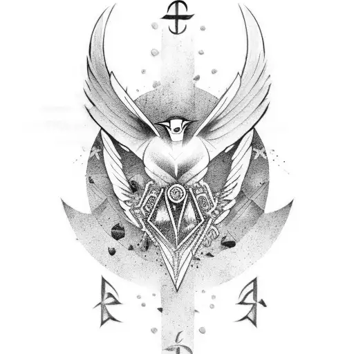 Nordic With Raven And Runes
