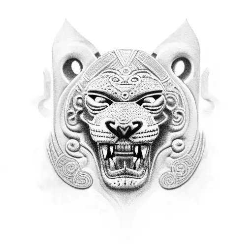 Mayan Aztec Godly Jaguar