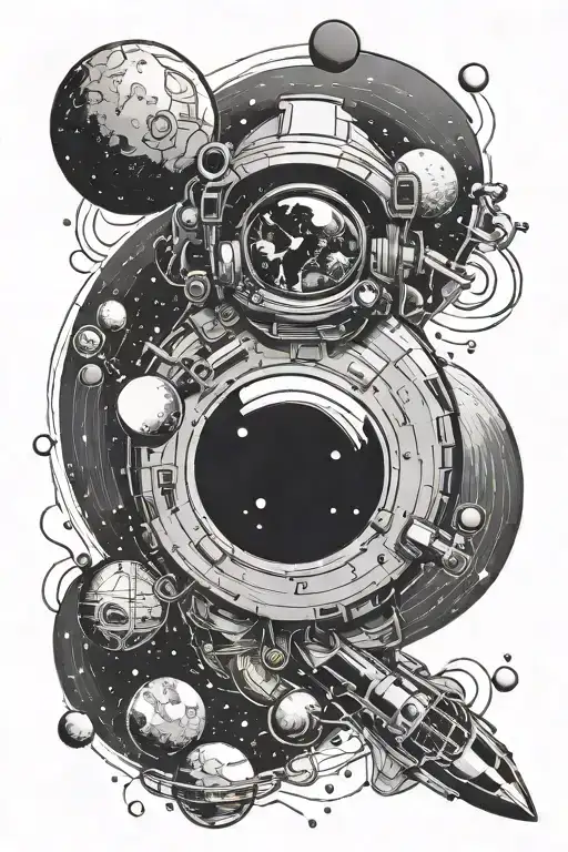 Semicolon Space Themed