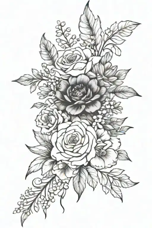 Birth Flower Bouquet