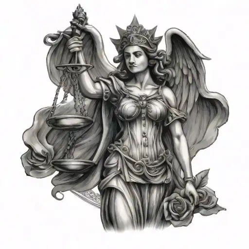 Gothic Lady Justice