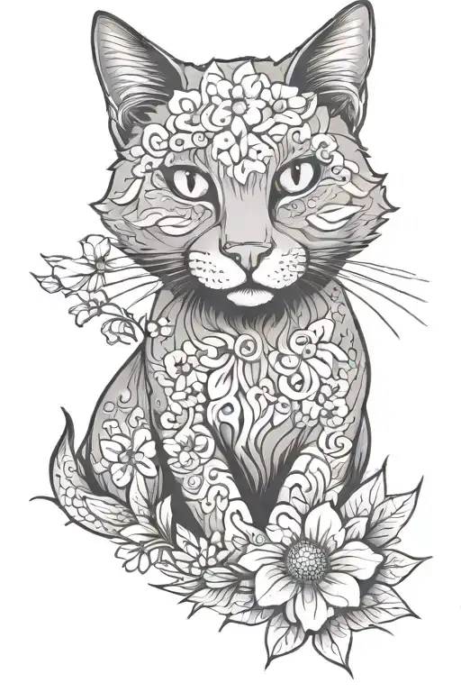 Irish Wildflower Cat