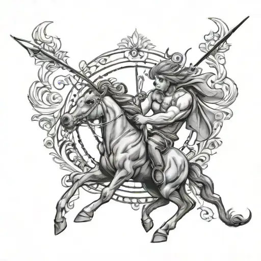 Sagittarius Body On A Leo