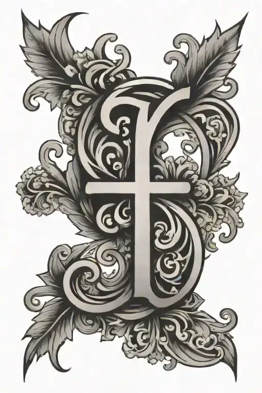 Symbol Using Initials W A F A Tattoo Design