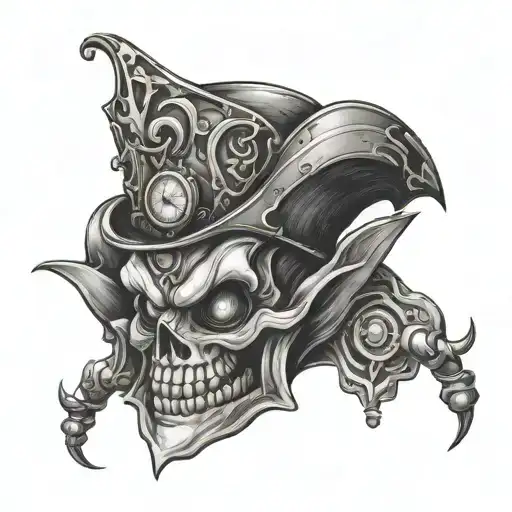 Evil Jester Baby Steampunk