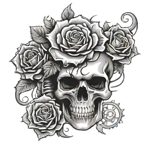 Skull Rose Gears