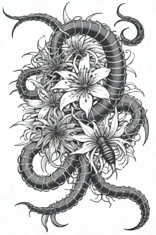 Tokyo Ghoul Centipede And Spider Lily
