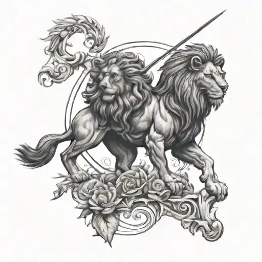 Sagittarius Body On A Lion
