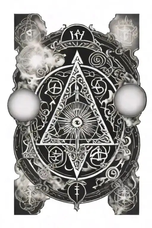 The 7 Hermetic Principles In A Circle Inside