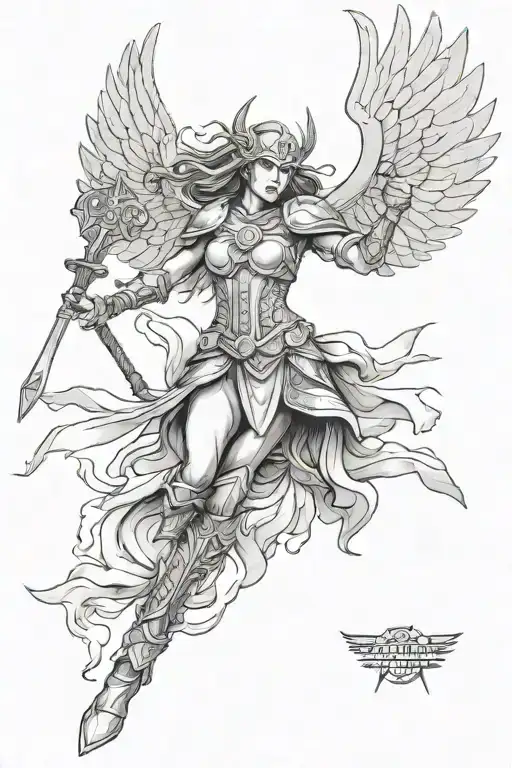 Valkyrie Battle Scene