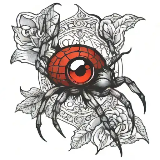 Red Spider Lili And Eye And Blood