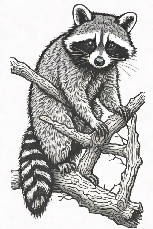 Tree Worker Raccoon