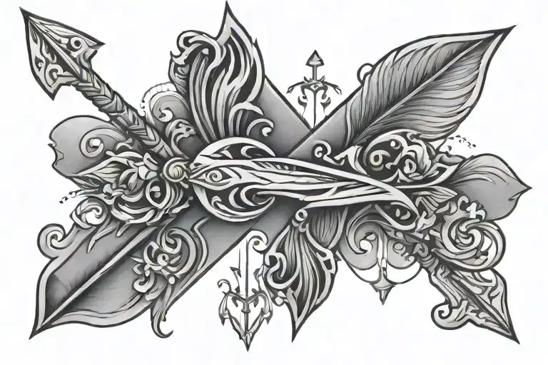 Gemini Arrow Zodiac Sign