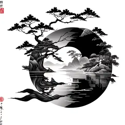 Japanese Nature Half Sleeve