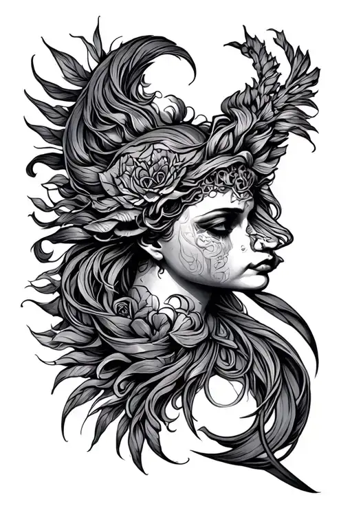 Genertate To Cover A Tatoo With Mix Of Gemini & Virgo Zodiac Sign