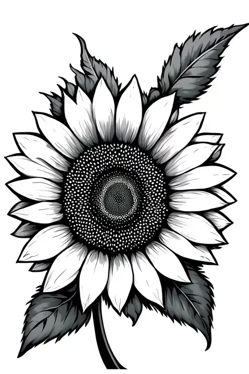 Sunflower Blowing In The Wind