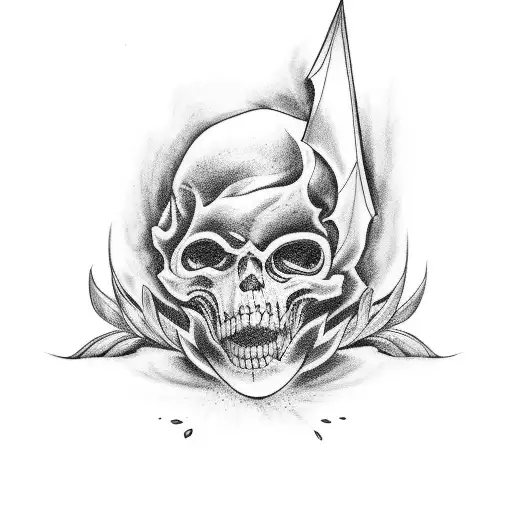 Cursive Tattoo Of The Word 'Transcend'