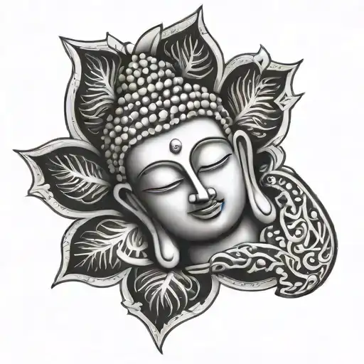 Buddha Within Hamsa Hand And Eye