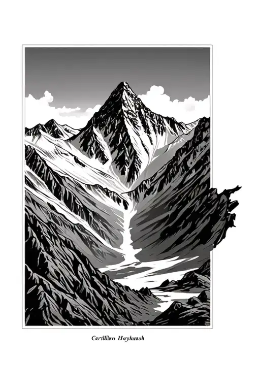 Cordillera Huayhuash Mountain Range In Peru