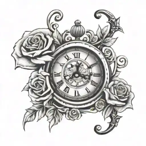 Clocks Roses Gambling Clouds