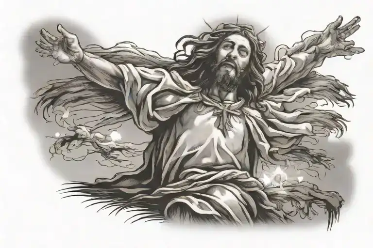 Jesus Spirit Beaming Lights