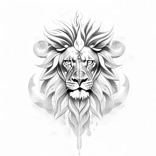 Half Poseidon And Half Lion