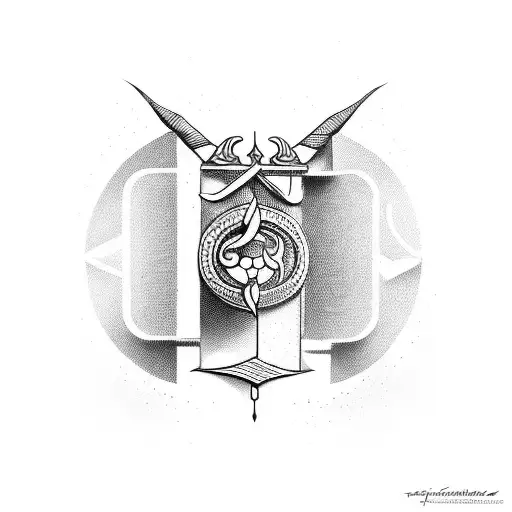 A Tattoo Of A Libra Symbol