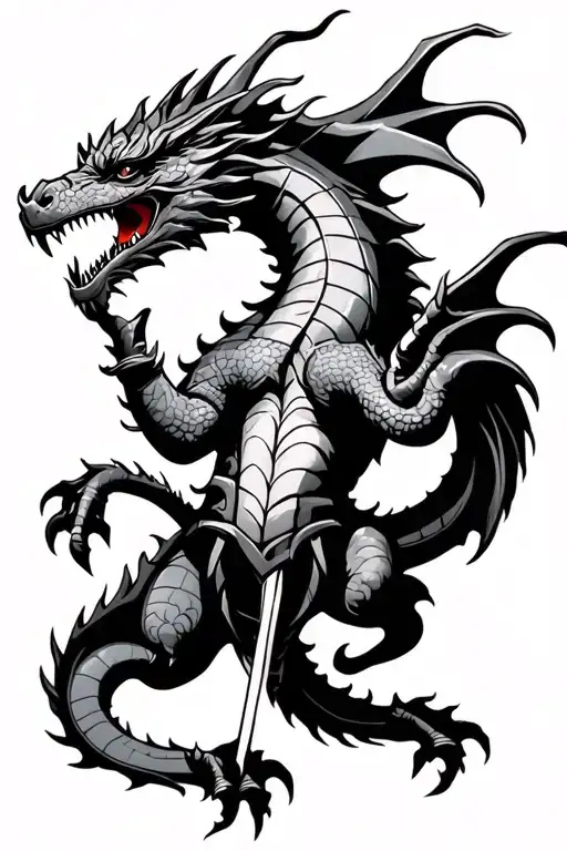 Dragon And Gladiator