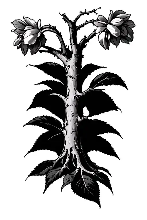 Tall Dead Tulip Tree