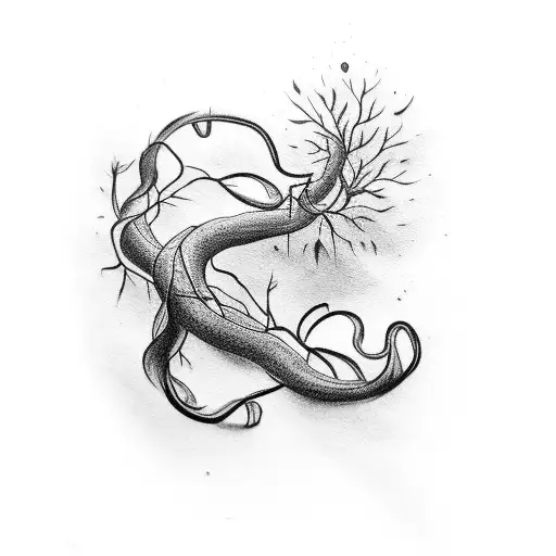 Vines Nature Small Inner Arm Unique