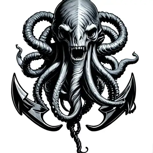 Cthulhu Crushing Anchor