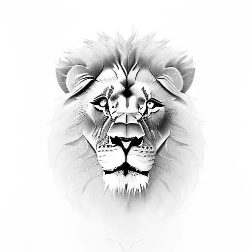 Lion And 2 Baby Lion