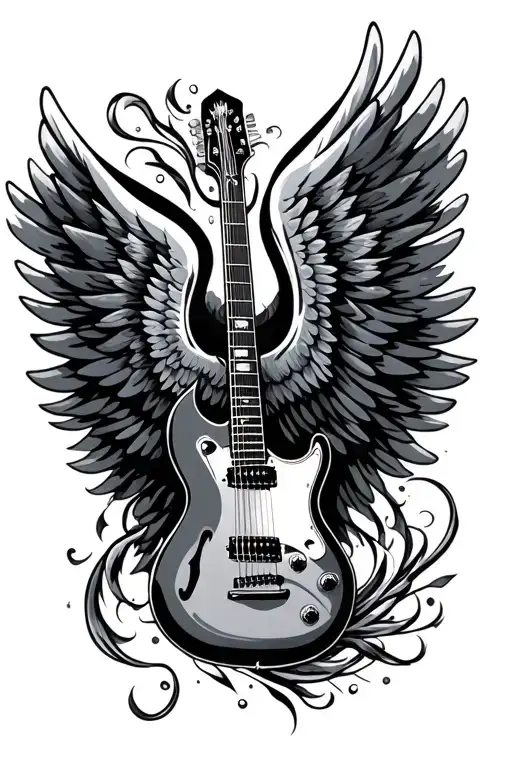 Guitar And Wing
