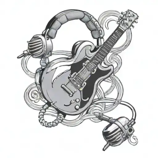 Mic Headphones Guitar
