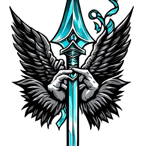 Javelin Aquamarine Strength Courage