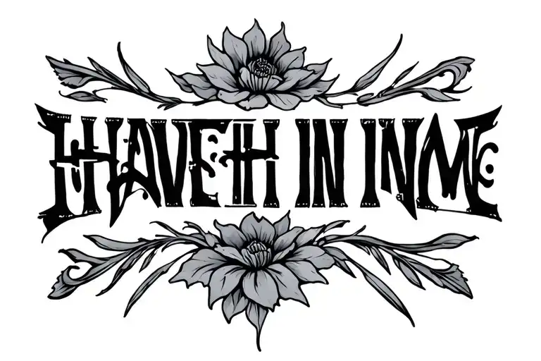 Have Faith In Me Written