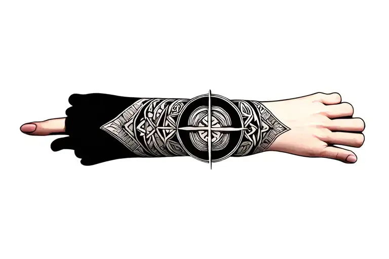 Symbol Around Wrist