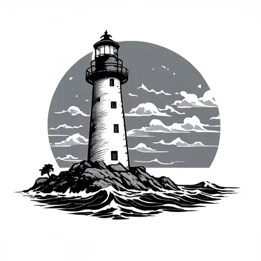 Lighthouse Stamp