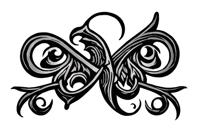 Slavic Ornaments With Symbol Which Represent Person As Aquarius And Passion For Travelling