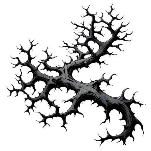 A Thorn Tree With Large Thorns