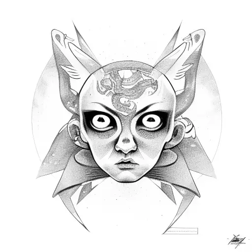 A Sketch-style Portrait Of Your Children Surrounded By Zodiac Symbols