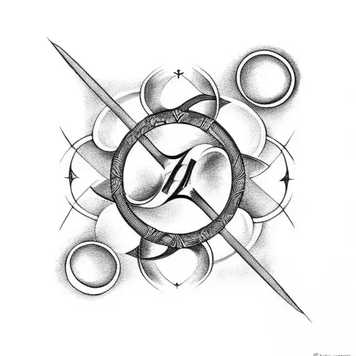 Aquarius Sign And Infinity Symbol Combined