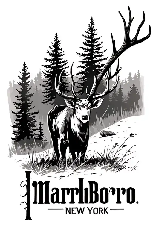 Outdoor Hunting Scene In Marlboro New York